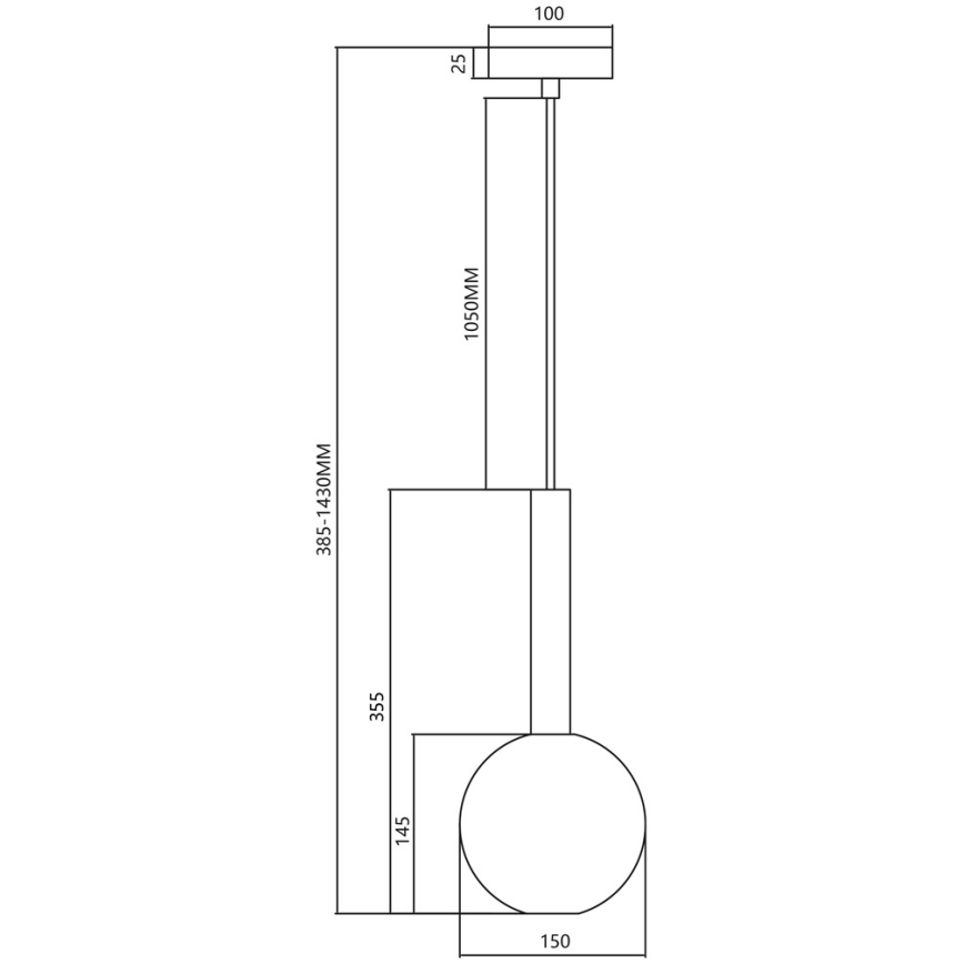 Pakabinamas sietynas NIKO 1xG9/9W/230V diametras 15 cm auksas