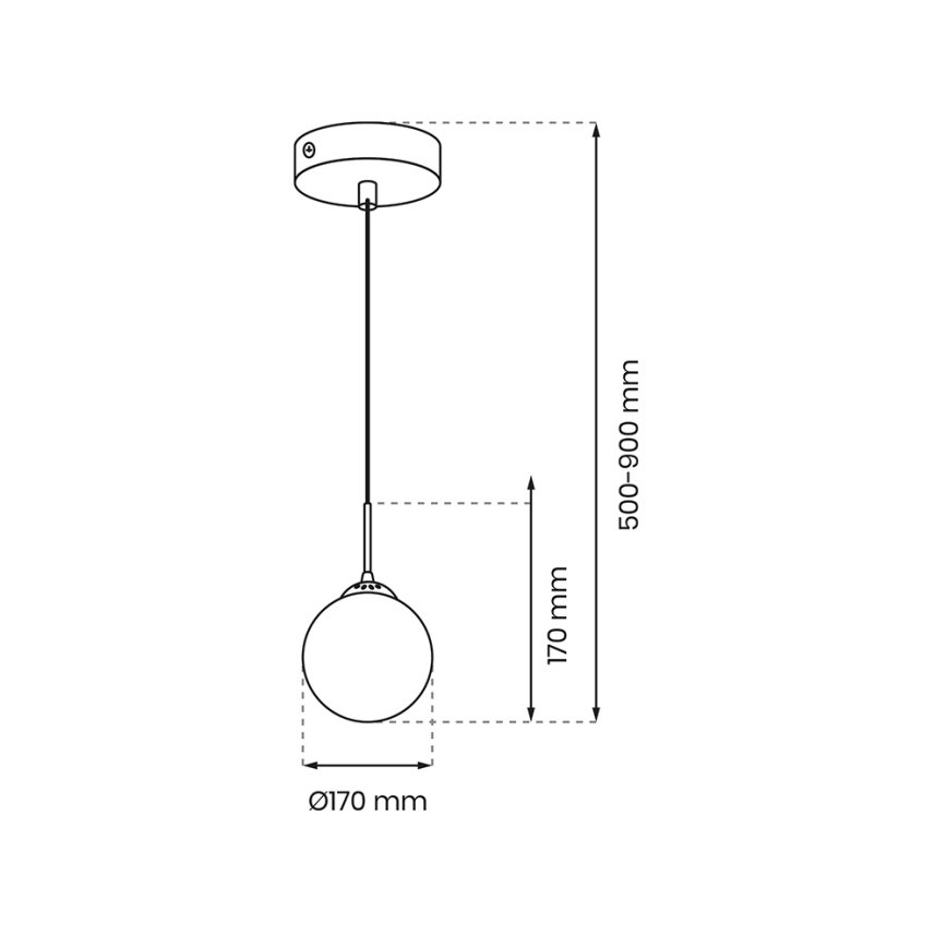 Pakabinamas sietynas REFLEX 1xE14/40W/230V d. 17 cm