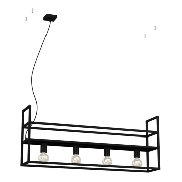 Pakabinamas sietynas SHELF 4xE27/60W/230V