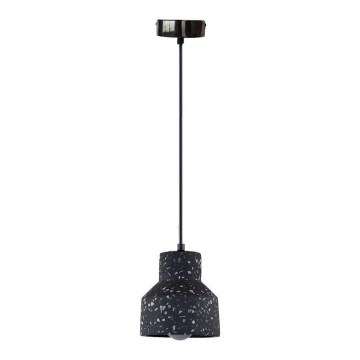 Pakabinamas sietynas TERRAZZO 1xE27/60W/230V diametras 12 cm juoda