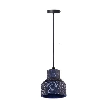 Pakabinamas sietynas TERRAZZO 1xE27/60W/230V diametras 12 cm juoda