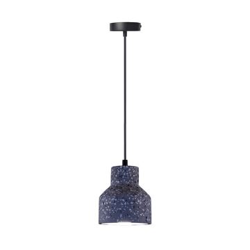 Pakabinamas sietynas TERRAZZO 1xE27/60W/230V diametras 12 cm juoda