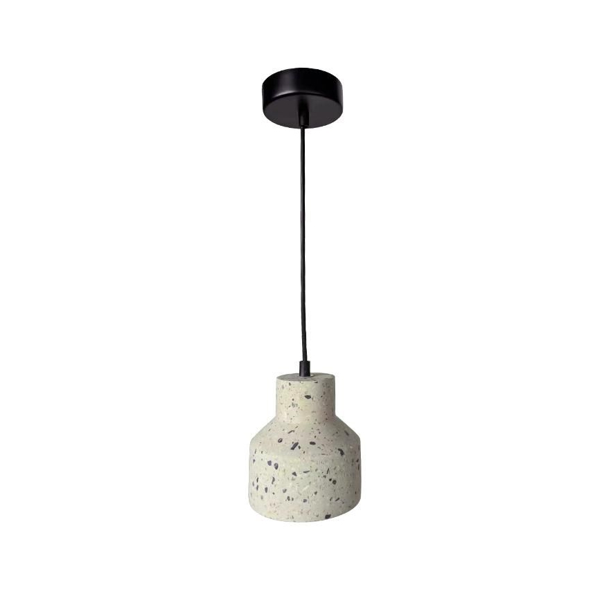 Pakabinamas sietynas TERRAZZO 1xE27/60W/230V diametras 12 cm kreminė