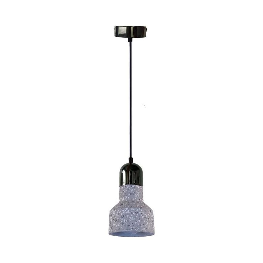 Pakabinamas sietynas TERRAZZO 1xE27/60W/230V diametras 12 cm pilka