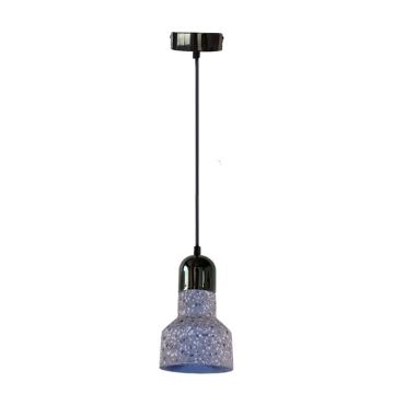 Pakabinamas sietynas TERRAZZO 1xE27/60W/230V diametras 12 cm pilka