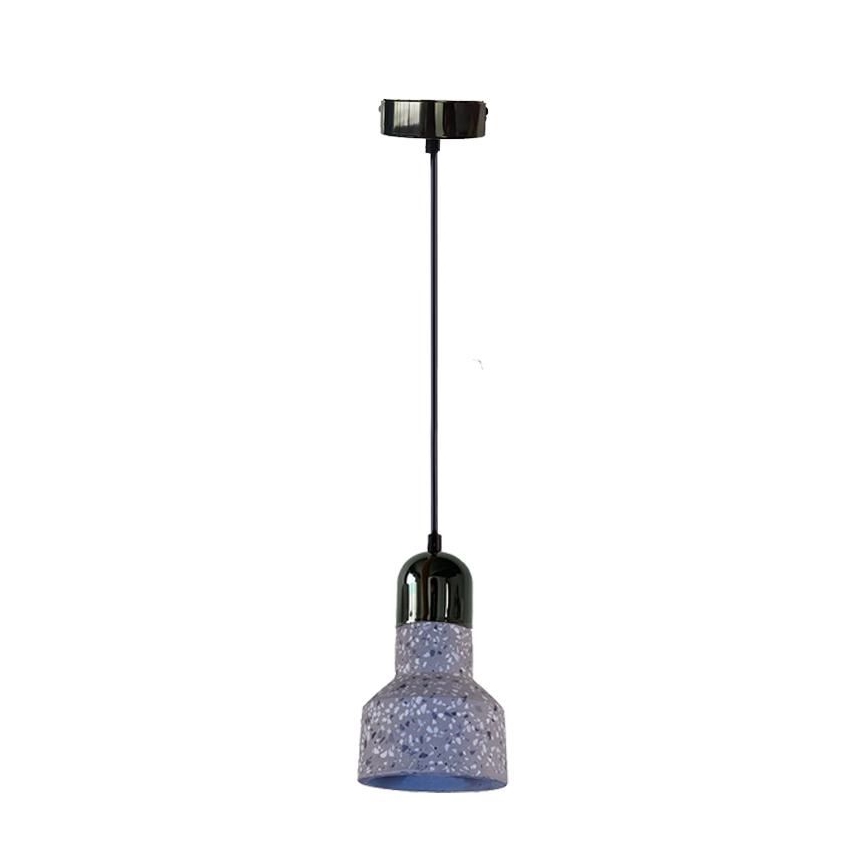 Pakabinamas sietynas TERRAZZO 1xE27/60W/230V diametras 12 cm pilka