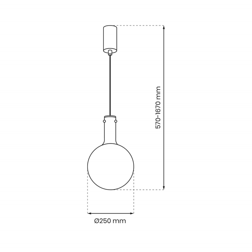 Pakabinamas sietynas TORONTO 1xGU10/8W/230V pilka