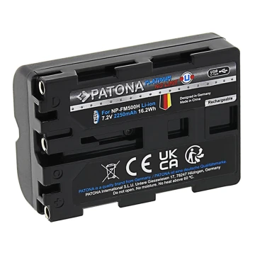 PATONA - Baterija Sony NP-FM500H 2250mAh Li-Ion Platinum USB-C įkrovimas