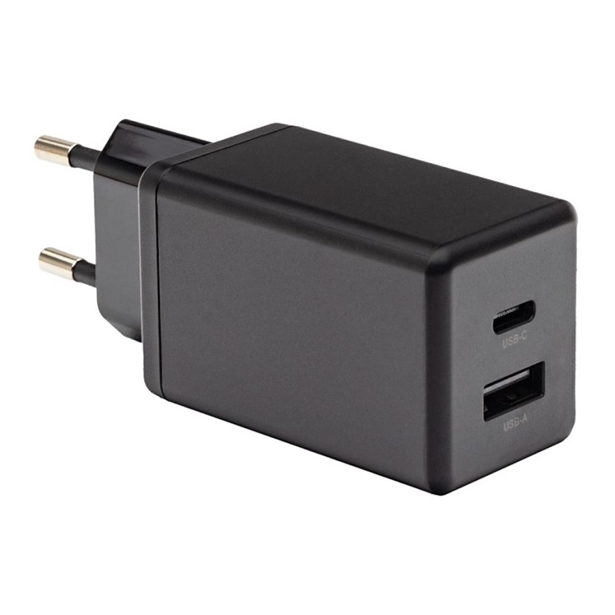 PATONA - Įkrovimo adapteris Power delivery 45W 1xUSB-C/1xUSB-A -PD 3.0