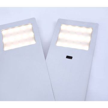Paul Neuhaus 1121-95-2 - RINKINYS 2x LED Baldų apšvietimas su jutikliu HELENA LED/2W/230V