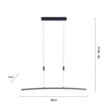 Paul Neuhaus 2530-13 - LED Reguliuojamas pakabinamas sietynas JANINA LED/27W/230V