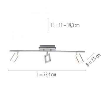 Paul Neuhaus 6959-55 - LED Akcentinis šviestuvas INIGO 3xLED/4,2W/230V