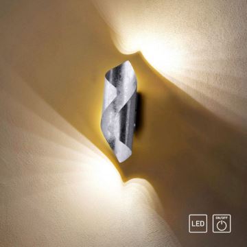 Paul Neuhaus 9030-21 - LED Sieninis šviestuvas NEVIS LED/6W/230V sidabras