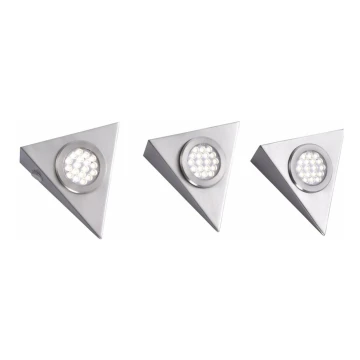 Paul Neuhaus L1116-55-3 - RINKINYS 3x LED Baldų apšvietimas CARLOS LED/2,5W/230V 3000-6500K