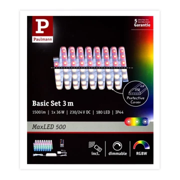 Paulmann 70628 - LED RGB/36W Pritemdoma juostelė MAXLED 3m 230V + VP