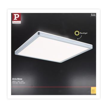 Paulmann 70994 - LED/16W Tvirtinama panelė ATRIA 230V 3000K 29,3x29,6 cm matinis chromas