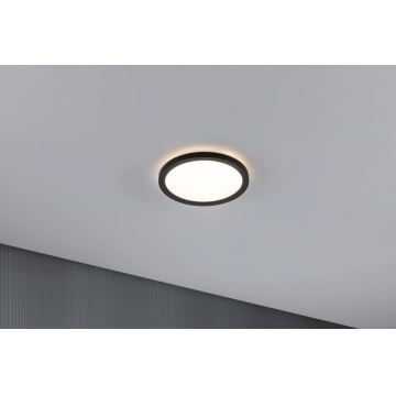 Paulmann 70997 - LED/11,2W Tvirtinama panelė ATRIA 230V 3000K diametras 19 cm juoda