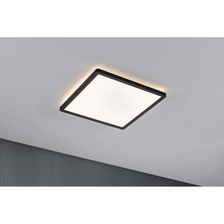 Paulmann 71001 - LED/16W Tvirtinama panelė ATRIA 230V 3000K 29,3x29,3 cm juoda