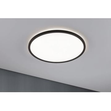 Paulmann 71013 - LED/22W Pritemdymo panelė ATRIA 230V 4000K diametras 42 cm juoda