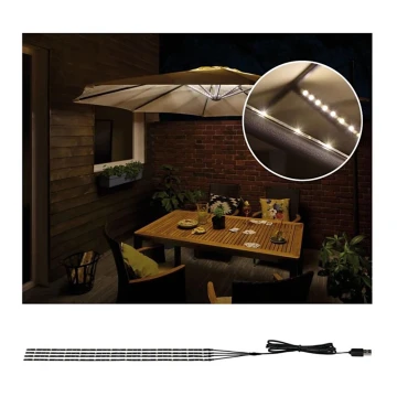 Paulmann 94208 - LED/1,8W Skėčio apšvietimas PARASOL 5V/USB