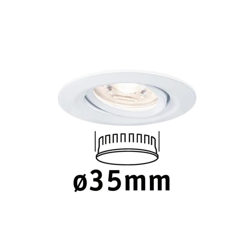 Paulmann 94292 - LED/4W IP23 Įleidžiamas vonios šviestuvas COIN 230V