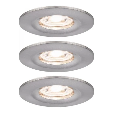 Paulmann 94301 - KOMPLEKTAS 3x LED/4W IP44 Įleidžiamas vonios šviestuvas NOVA 230V