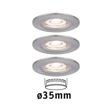 Paulmann 94301 - KOMPLEKTAS 3x LED/4W IP44 Įleidžiamas vonios šviestuvas NOVA 230V