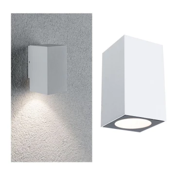 Paulmann 94329 - LED/3,8W IP44 Lauko sieninis šviestuvas FLAME 230V balta