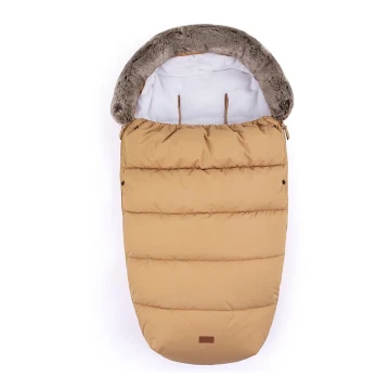 PETITE&MARS - Kūdikių vokelis 4in1 COMFY Elegant Caramel/White ruda