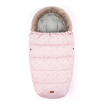 PETITE&MARS - Kūdikių vokelis 4in1 COMFY Glossy Princess/Grey rausva