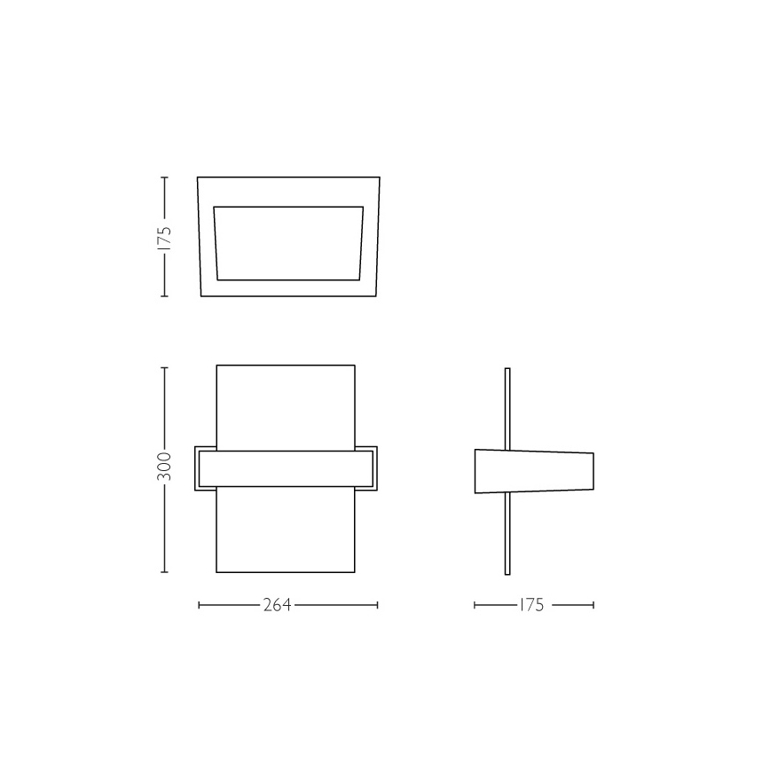 Philips - Lauko sieninis šviestuvas 2xLED/4,5W IP44