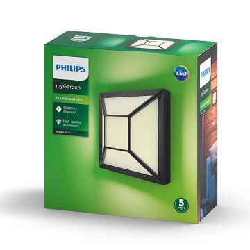 Philips - LED sieninis lauko šviestuvas LED/12W IP44