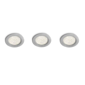 Philips 59100/87/16 - RINKINYS 3x LED Įleidžiami kryptiniai šviestuvai MYLIVING SCEPTRUM LED/3W/230V