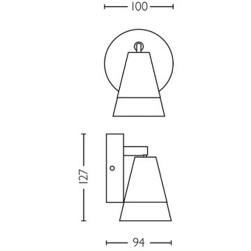 Philips - Akcentinis apšvietimas CLEFT 1xGU10/5W/230V