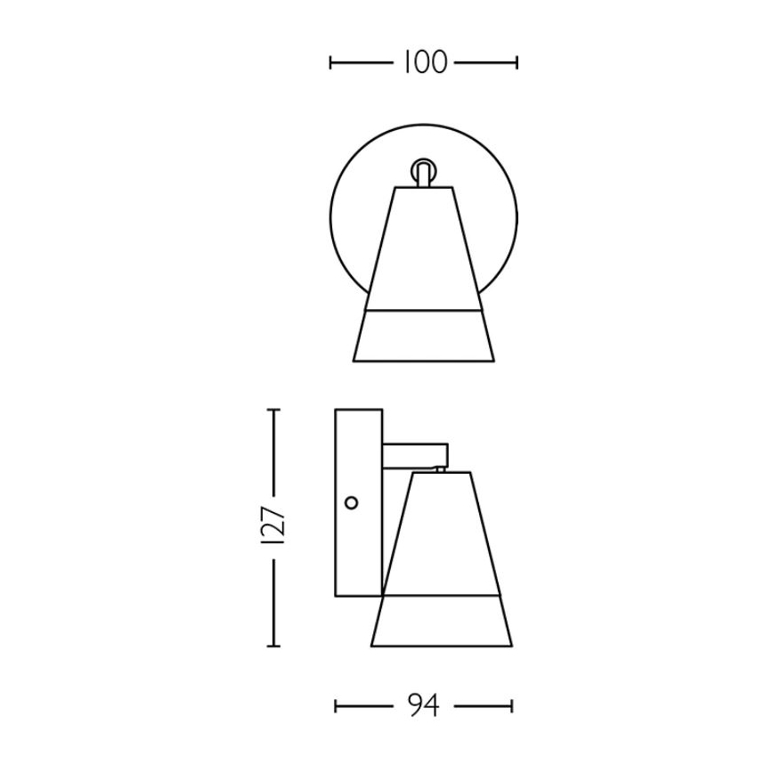 Philips - Akcentinis apšvietimas CLEFT 1xGU10/5W/230V