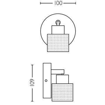 Philips - Akcentinis apšvietimas NIALL 1xGU10/5W/230V juoda/žalvaris