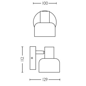 Philips - Akcentinis apšvietimas SLEET 1xE14/25W/230V