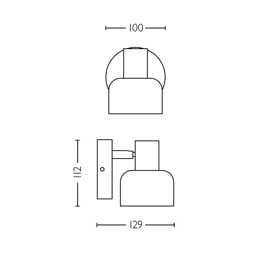 Philips - Akcentinis apšvietimas SLEET 1xE14/25W/230V