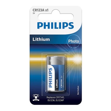 Philips CR123A/01B - Ličio baterijos  CR123A MINICELLS 3V 1600mAh