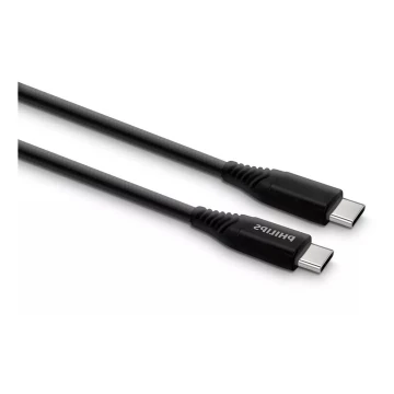 Philips DLC5206C/00 – USB kabelis USB-C 3.0 jungtis 2 m juodas/pilkas