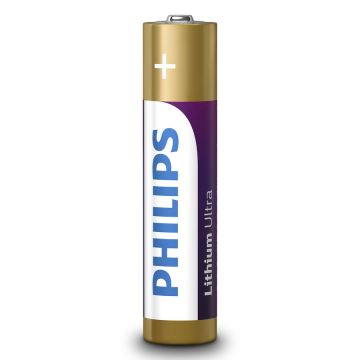 Philips FR03LB4A/10 - 4 vnt ličio baterijos  AAA LITHIUM ULTRA 1,5V 800mAh