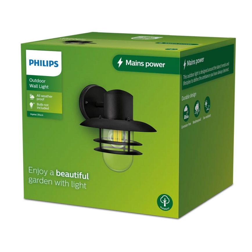 Philips - Lauko sieninis šviestuvas INYMA 1xE27/25W/230V IP44