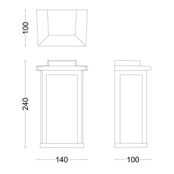 Philips - Lauko sieninis šviestuvas MIRTH 1xE27/25W/230V IP44