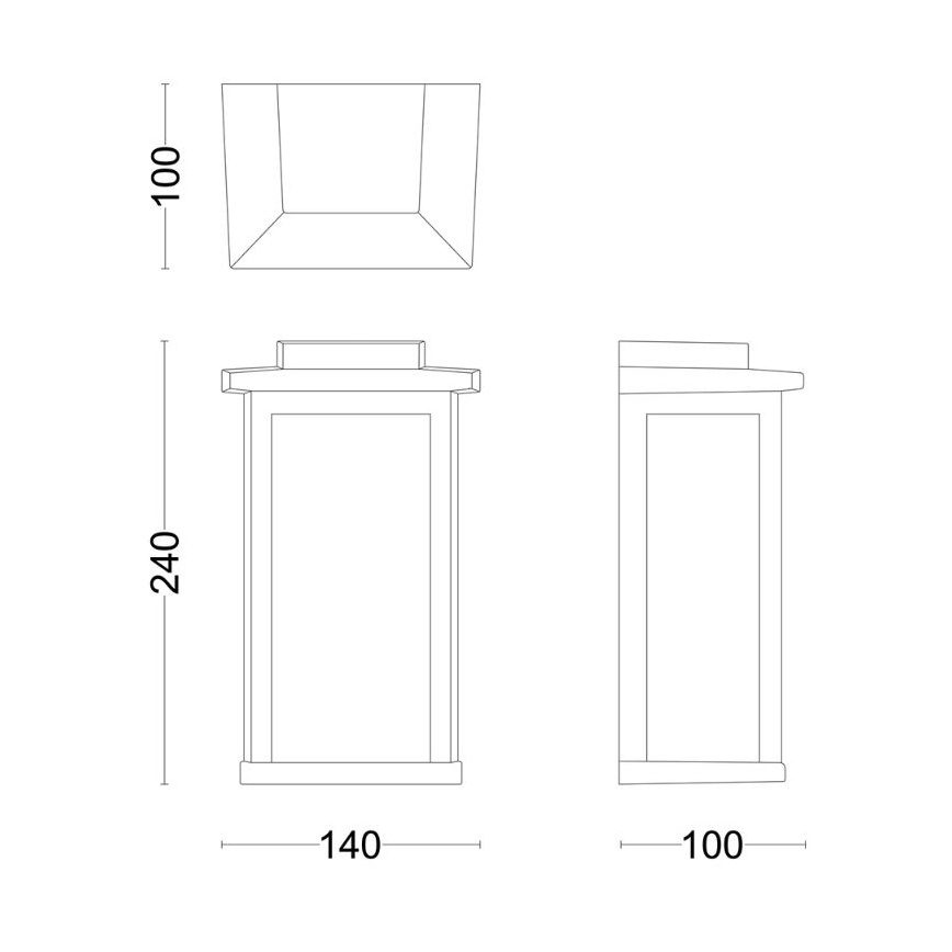 Philips - Lauko sieninis šviestuvas MIRTH 1xE27/25W/230V IP44