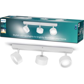 Philips - LED akcentinis šviestuvas 3xLED/5,5W/230V balta