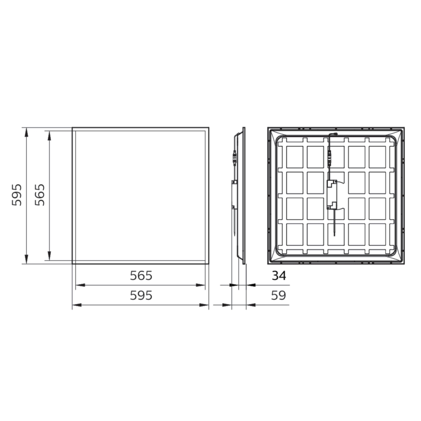 Philips - LED įleidžiama lubų panelė LED/34W/230V 4000K UGR&lt;22 IP40