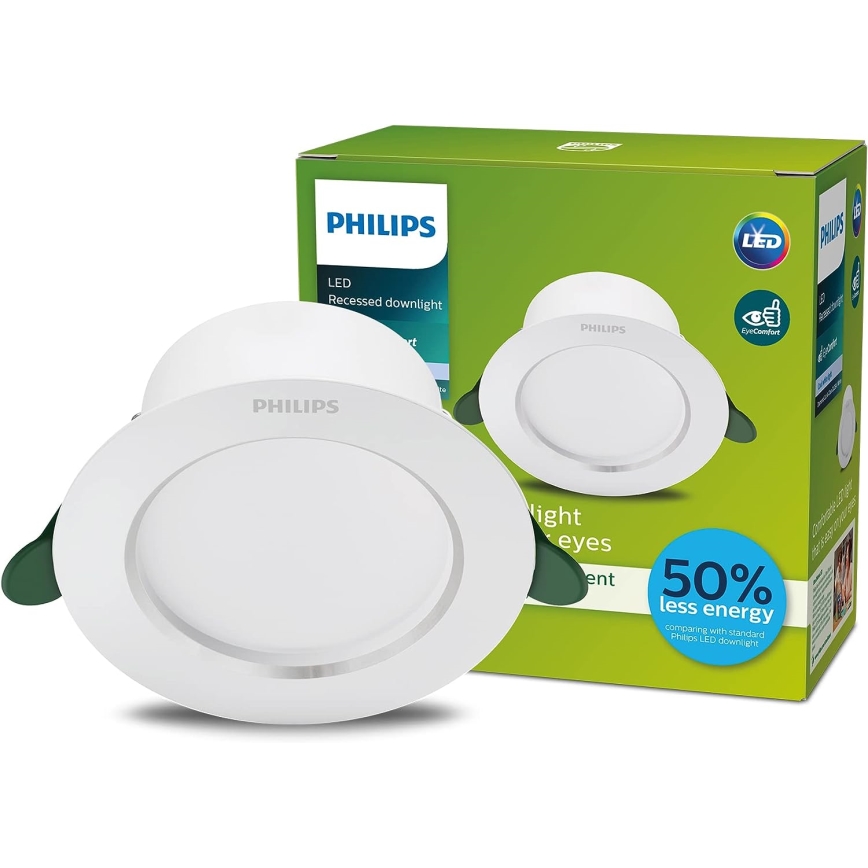 Philips - LED įleidžiamas lubinis šviestuvas LED/4,8W/230V 3000K