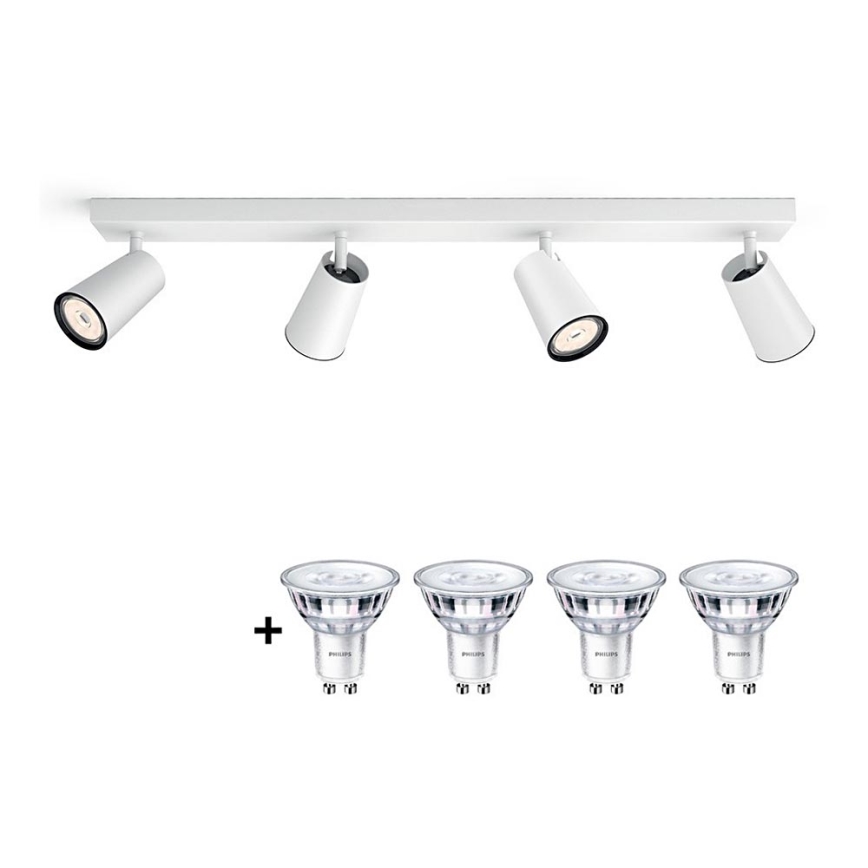 Philips - LED Kryptinis šviestuvas 4xGU10/5,5W/230V