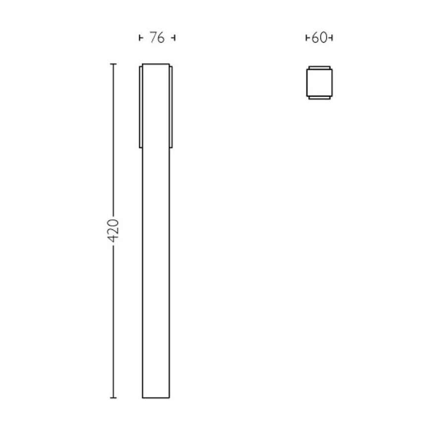 Philips - LED lauko šviestuvas STRATOSPHERE LED/3,8W/230V 42 cm 4000K IP44