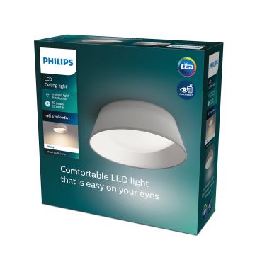 Philips - LED Lubinis šviestuvas LED/14W/230V pilkas